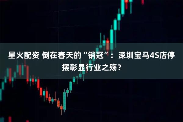 星火配资 倒在春天的“销冠”：深圳宝马4S店停摆彰显行业之殇？