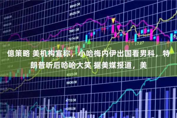 億策略 美机构宣称，小哈梅内伊出国看男科，特朗普听后哈哈大笑 据美媒报道，美