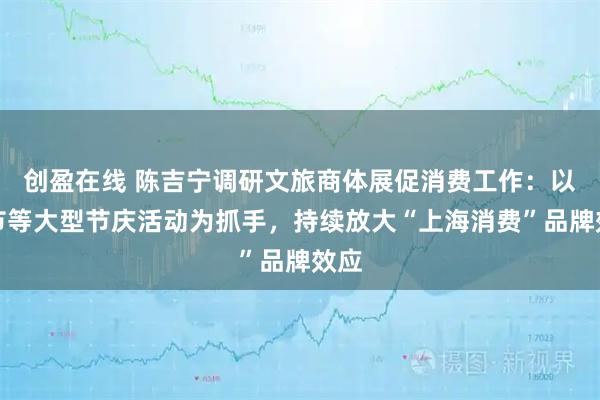 创盈在线 陈吉宁调研文旅商体展促消费工作：以春节等大型节庆活动为抓手，持续放大“上海消费”品牌效应