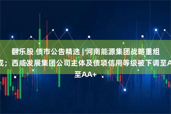 翻乐股 债市公告精选 | 河南能源集团战略重组完成；西咸发展集团公司主体及债项信用等级被下调至AA+